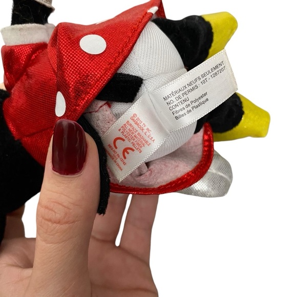 Minnie Mouse Disney Junior Plush Toy 2013 Edition Beanie Baby - Picture 6 of 7